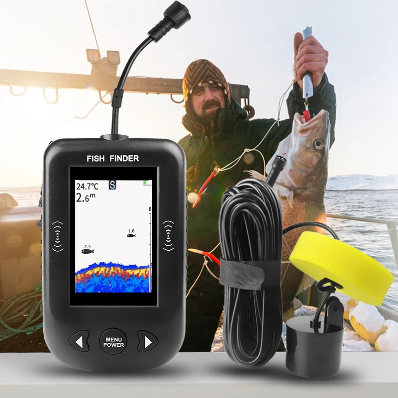 Erchang XF03 Fish Finders 45 D - đánh giá và giá Fish Finder Cable