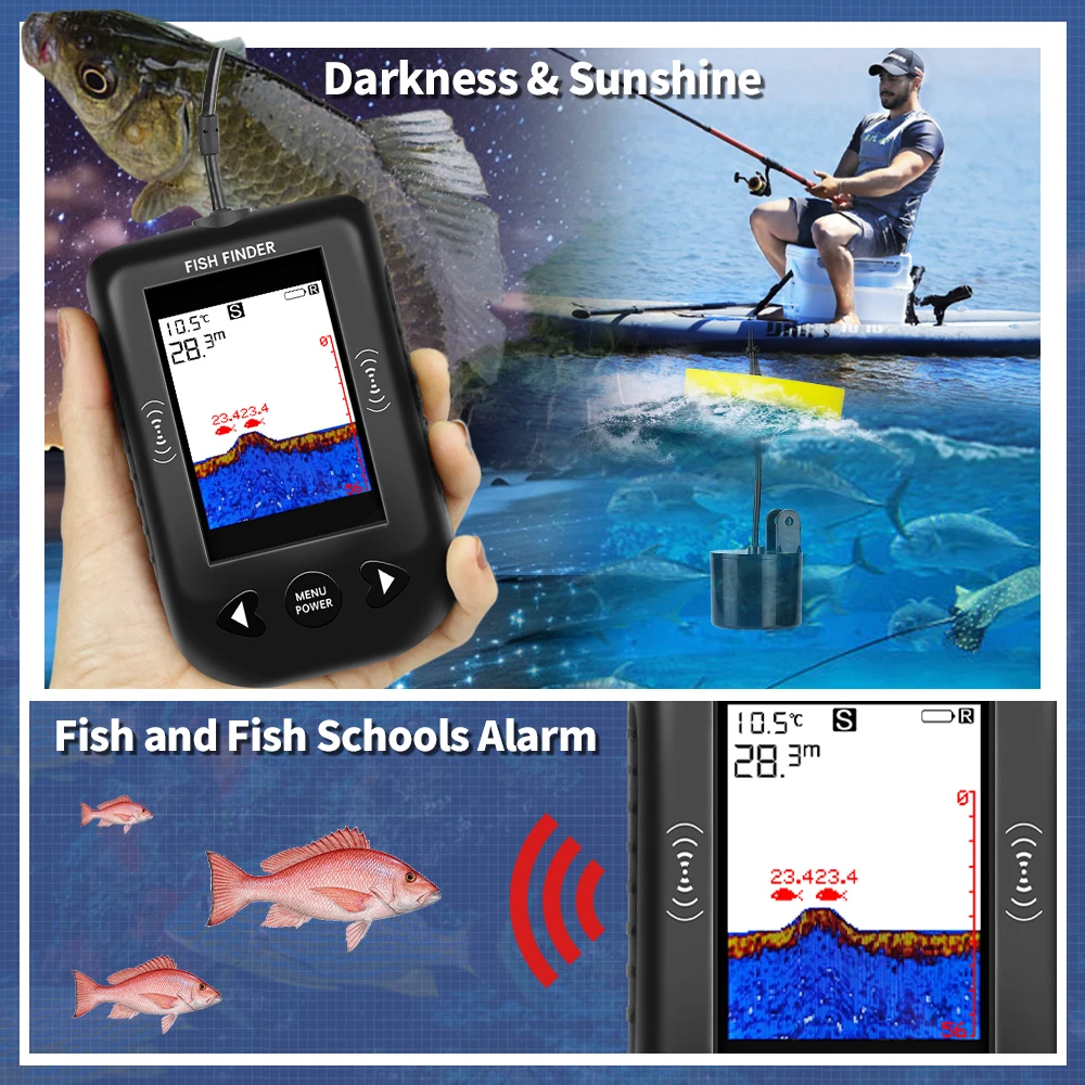 Erchang XF03 Fish Finders 45 D - đánh giá và giá Fish Finder Cable