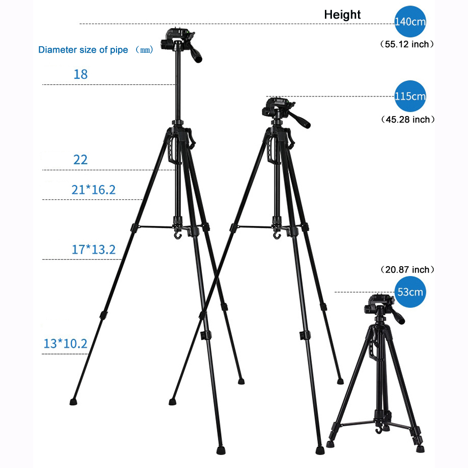 55inch Universal Tripod Stand  - đánh giá và giá Fishing Camera